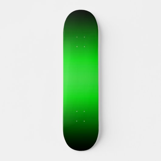 Groen naar zwart verloop skateboard (Voorkant)