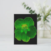 Groen Nasturtium-Briefkaart Briefkaart (Staand voorkant)