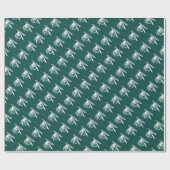 "Groen nat vechtpapier" voor forel- en geleidepapi Cadeaupapier (Vlak)