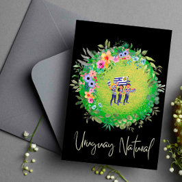 Groen natuurlijk Briefkaart van Uruguay
