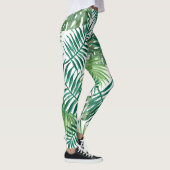 Groen natuurlijk ontwerp leggings (Rechts)