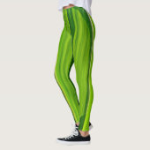 Groen natuurlijk patroon leggings (Links)
