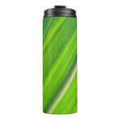 Groen natuurlijk patroon thermosbeker (Voorkant)