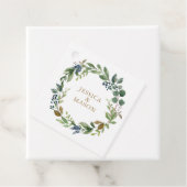 Groen Navy Goud Bedankkaartje Bedankjes Labels (In situ)