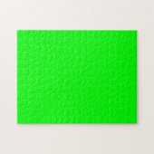 Groen Neon Colour Decor U kunt aanpassen Legpuzzel (Horizontaal)