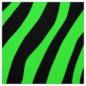 Groen neonkleurzebrapatroon stof (Swatch)