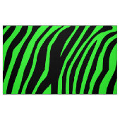 Groen neonkleurzebrapatroon stof (Fat Quarter)
