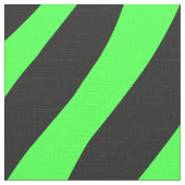 Groen neonkleurzebrapatroon stof (Close Up)