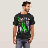 Groen Nephew Nierziekte Cerebral Palsy Awarene T-shirt (Voorkant volledig)