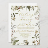 Groen Niks Geks Einfach Liebe Verloben Kaart (Voorkant / Achterkant)