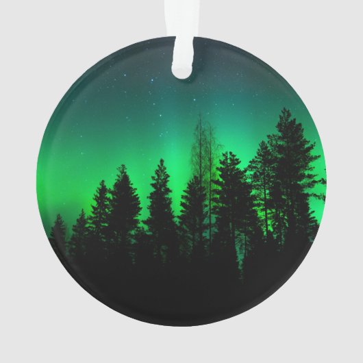 Groen noorderlicht ornament (achterkant)