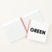 groen notitieboek (Binnen)