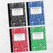 Groen Notitieboek Teacher Funny Save The Date Wedd Kaart