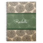 Groen Notitieboek Zinnia (Voorkant)