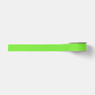 Groen nr. 3. Helder of Neon Green Ribbon Grosgrain Lint