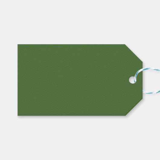 Groen nr.4, Groene cadeauband Cadeaulabel (Voorkant (Horizontaal))