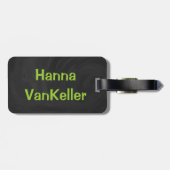 Groen NYC-buren Bagagelabel (Achterkant horizontaal)