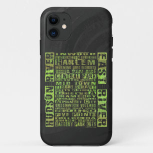 Groen NYC-buren Case-Mate iPhone Case