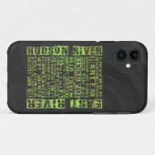 Groen NYC-buren Case-Mate iPhone Case (Achterkant (horizontaal))