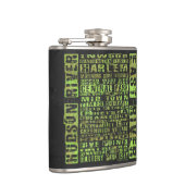 Groen NYC-buren Heupfles (Rechts)