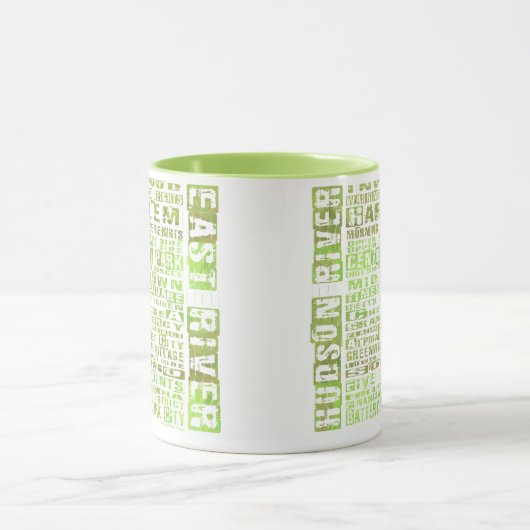 Groen NYC-buren Mok (Midden)