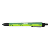 Groen oakboompatroon zwarte inkt pen (Bodem)