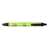 Groen oakboompatroon zwarte inkt pen (Achterkant)
