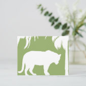 Groen oerwoud briefkaart (Staand voorkant)