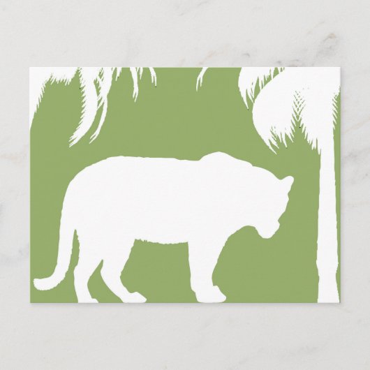 Groen oerwoud briefkaart (Voorkant)