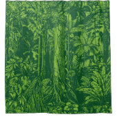 Groen Oerwoud douchegordijn (Voorkant)