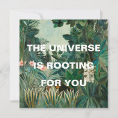 Groen Oerwoud schilderend universum draait (Voorkant)