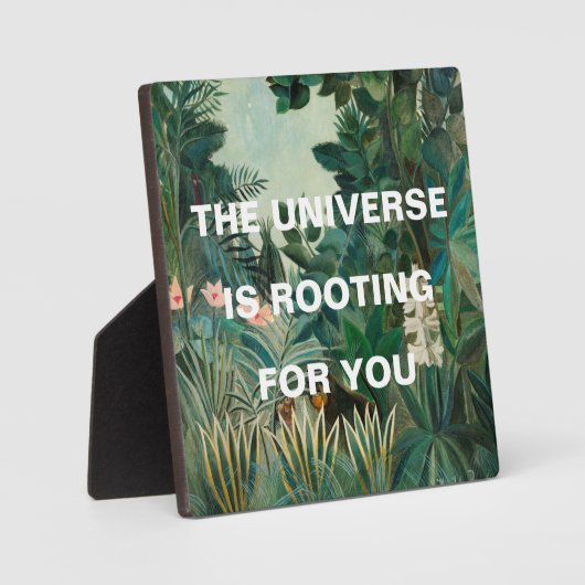 Groen Oerwoud schilderend universum draait Fotoplaat (Voorkant)