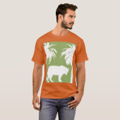 groen oerwoud t-shirt (Voorkant volledig)