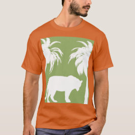 groen oerwoud t-shirt