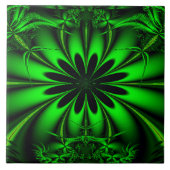 Groen Oerwoud Tegeltje (Voorkant)