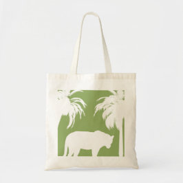 groen oerwoud tote bag