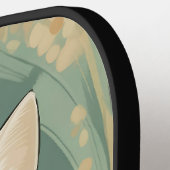 Groen-ogige kat gepersonaliseerde pickleball paddl pickleball paddle (Links Detail)