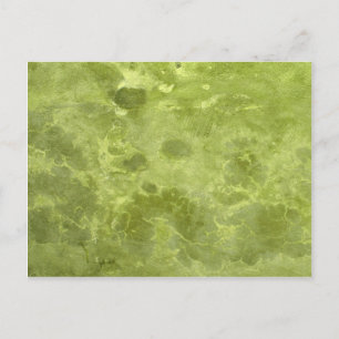 Groen olijfmarmer elegantpatroon briefkaart