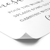 Groen Olive Mimosa Bar Poster (Hoek)