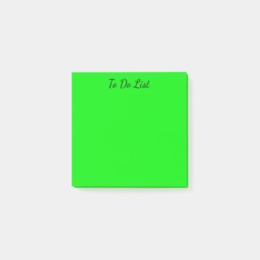 Groen om lijst te doen post-it® notes (Voorkant)