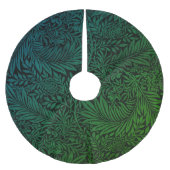  groen ombre bloemmotief kerstboom rok (Voorkant)