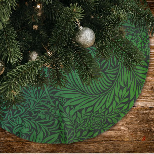  groen ombre bloemmotief kerstboom rok