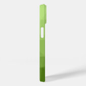 Groen ombre geometrisch mesh ombre patroon Case-Mate iPhone case (Achterkant / Rechts)