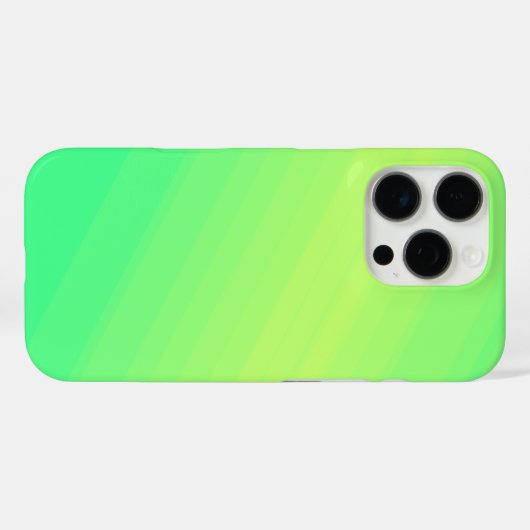 Groen ombre-ontwerp Case-Mate iPhone case (Achterkant (horizontaal))