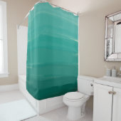 Groen Ombre Shower Curtain Douchegordijn (In situ)