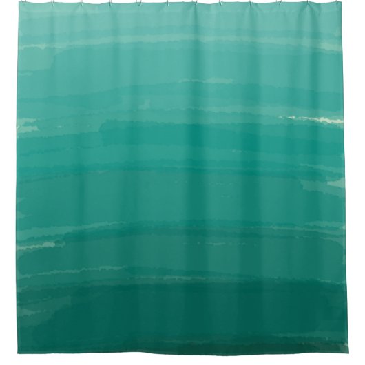Groen Ombre Shower Curtain Douchegordijn (Voorkant)