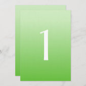 Groen ombre weddenschappen kaart (Voorkant / Achterkant)