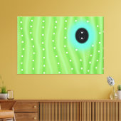 Groen omhullingsdoek voor patroonpatronen canvas afdruk (Insitu (Woonkamer))