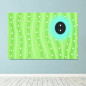 Groen omhullingsdoek voor patroonpatronen canvas afdruk (Insitu (Houten vloer))