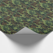 Groen omlooppapier voor camouflage cadeaupapier (Hoek)